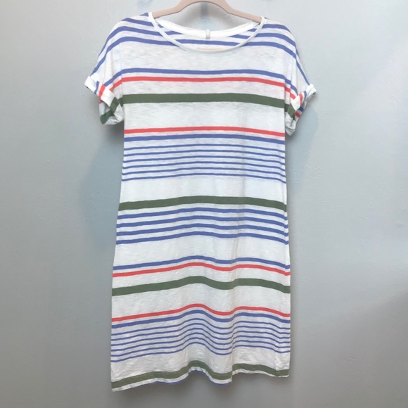 Lou & Grey Dresses & Skirts - ❌SOLD❌ Lou & Grey | Striped Cozy Jersey Tee Dress